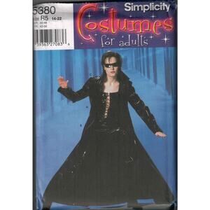 New Simplicity Costumes Matrix Sewing Pattern Lot - 5380, 5386 Neo, Trinity